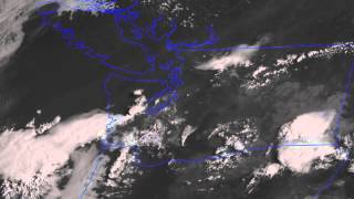 NOAA's GOES-14 Rapidscan of Washington's Cougar Creek Fire