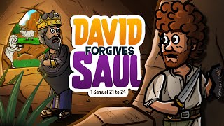 David Forgives Saul 🙏👑 | The Fugitive of Israel 🏃♂️ | Animated Bible Story | My First Bible | 60