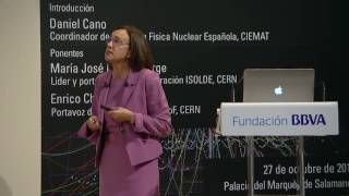Conferencia de María José García Borge y Enrico Chiaveri, del CERN