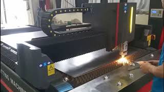 SUDA FIBER LASER Cutting Machine in Customer’s Workshop