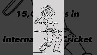 Fastest 15000 runs in International Cricket history #shorts #viral #short #cricket #test #viratkohli
