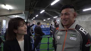 【スーパーラグビー2019🏉サンウルブズvsワラターズ】中村亮土選手に、試合を振り返って頂きました！