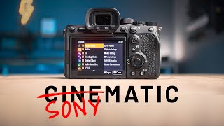Best SONY Camera SETTINGS for Cinematic Video | A7IV / A7III / FX3 / A7S III