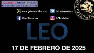 Horóscopo Diario - Leo - 17 de Febrero de 2025.