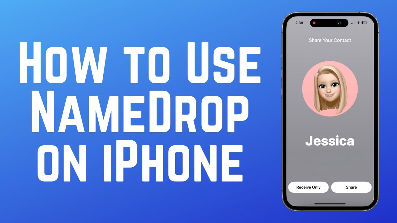 How To Use NameDrop On IPhone - Instantly Share Contact Info! - YouTube