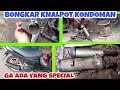 BONGKAR KNALPOT KONDOMAN MOTOR METIK SUZUKI SKY WAVE  BY SKR RACING EXHAUST CILEDUG TANGERANG