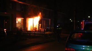 Uitslaande brand verwoest woning in Harderwijk