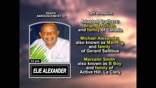 Elie Alexander ~ Long Obituary