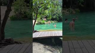 Emerald Pool, Krabi, real green water