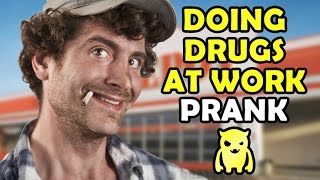 Doing Drugs at Work - Ownage Pranks