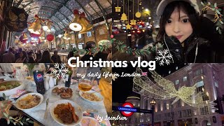 【vlog】ロンドン留学生のリアルすぎる初クリスマス🎄|school📚party🥂market🎅🏻musical🎭