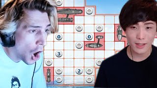 xQc Plays BATTLESHIP with Sykkuno!