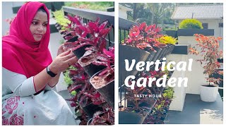 എന്റെ വെർട്ടിക്കൽ ഗാർഡൻ വിശേഷങ്ങൾ | How setup a vertical garden at home