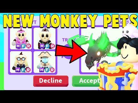 NEW Monkey Pets in Adopt Me!