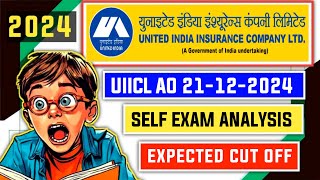 🎯 UIIC AO Generalist 2024 My Exam Analysis  \u0026 Expected Cut-Off 🎯