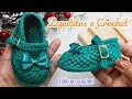 Zapatos para bebes fáciles tejidos a crochet paso a paso | Todo en crochet