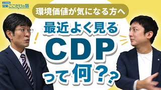 【環境価値が気になる方へ】最近よく見る「CDP」って何？