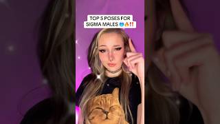 TOP 5 POSES FOR SIGMA MALES 🥶🔥💪 #sigma #sigmaboy #cringe #satire