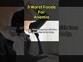 3 worst foods for anemia