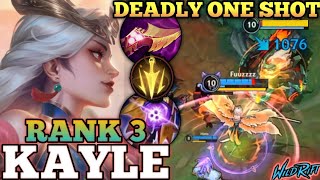 KAYLE MONSTER IN LATE GAME! DEADLY ONE SHOT BUILD ABUSE - TOP 3 GLOBAL KAYLE BY Fuuzzzz - WILD RIFT