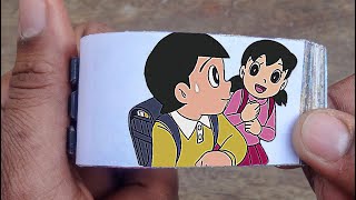 Doraemon Cartoon Flipbook #101 | Dekisugi Saves Shizuka Flip Book | Flip Book Artist 2023