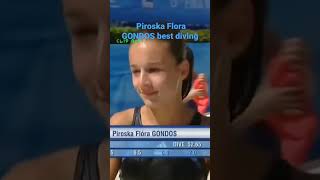 Best diving of  Piroska Flora GONDOS #divinggirl  #sport #sports #shortsvideo #trending