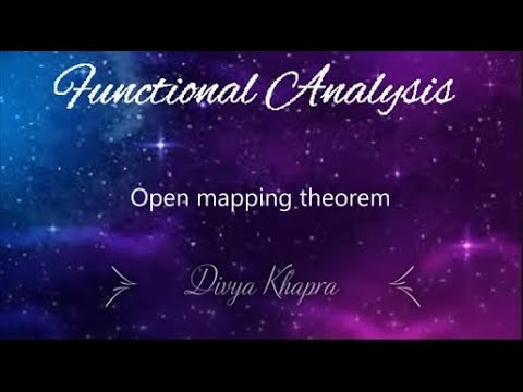 Open Mapping Theorem Youtube