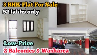 3 BHK Flat For Sale Near Kukutpally 🏩 || Low-Price || 3 Balconies || Corner Flat || Code: PAR- 813✨️