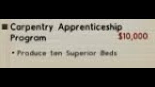 Prison Architect Tutorial: Carpentry Apprenticeship Program Grant