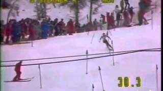 Roswitha Steiner wins slalom (Sestrieres 1985)