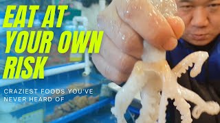CRAZY and DANGEROUS Foods in South Korea! #shorts