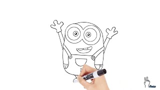 How to Draw - Minion! Bob!!!