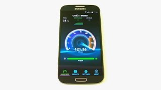 SAMSUNG Galaxy S4 WIFI ac vs WIFI n internet speed test