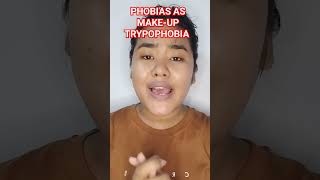 Phobias as makeup trypophobia #scary makeup #nanimahacks