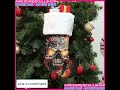 skull christmas stocking grim reaper christmas stocking halloween skeleton gothic christmas stocks