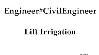 Lift Irrigation