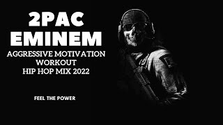 2PAC & EMINEM - Workout Motivation Hip Hop Mix 2023 - MMA - Gym - Fitness - UFC - Rap Remix - Music