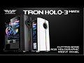 ARMAGGEDDON TRON HOLO 3 MATX PC CASE WITH RGB HOLOGRAPHIC FRONT PANEL