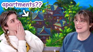 building apartments but they're TREEHOUSES in the sims 4 | For Rent