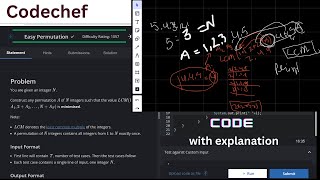 Easy Permutation Codechef Solution | easy permutation solution with explanation | with java code