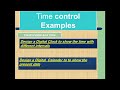 Timer control