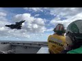 French Rafale fighter jets operate with USS George H.W. Bush (CVN 77) 4K