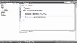 Java Eclipse Get-Methode und Set-Methode und Aufruf - Java Tutorial