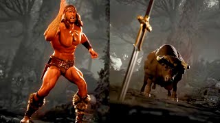 Mortal Kombat 1 - Conan The Barbarian Animality First Look