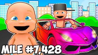 Babies Drive 1,902,741 MILES in ROBLOX DRIVING EMPIRE!