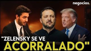 Zelensky se ve totalmente acorralado y sólo sabe salir atacando a Donald Trump. Carrasco