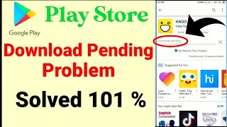Playstore Download Pending Problem | Play Store Pending Problem Solved | Fix | It's Sanju