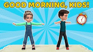 GOOD MORNING EXERCISE FOR KIDS - NO JUMPING WORKOUT