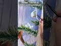 Christmas watercolor tutorial sneak peek