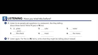 U4.5 LISTENING: Have you tried this before?